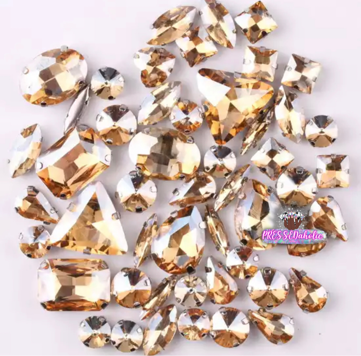 25 pcs Oversized Assorted Rhinestones